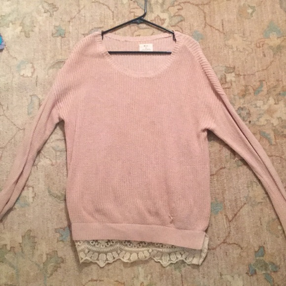 Sweaters - Urban Sweater with Lace Sweaters - Urban Sweater with Lace